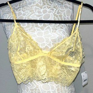 FREE PEOPLE EVERYDAY LACE LONGLINE BRALETTE